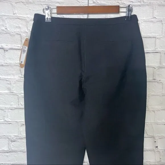 NWT Ports 1961 High Rise Cropped Wool Black Trousers Size 6 - Picture 4 of 9